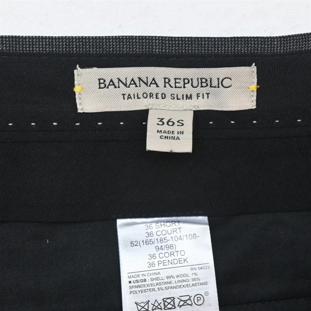 Banana Republic 48R 38x30 Gray Reda Flexo Soft Shoulder Slim 809137 Mens Suit